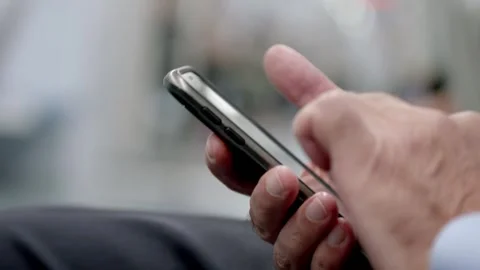 Man checking is phone 스톡 동영상 278382792