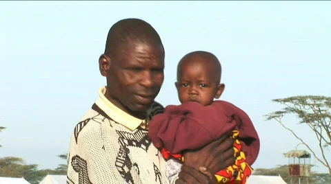 Man with child  Stock Footage 631258