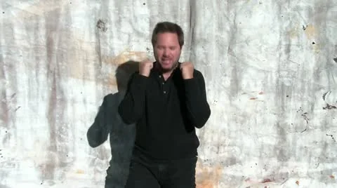Man Claps - Approving with Nods &amp; Closed Fist Video stock 12594644