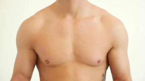 Man Claps Hands with Magnesia Stock Footage 60047099