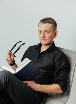 Man in classic clothes Stock Photos