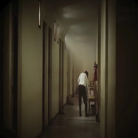 Man cleaning bathrooms Stock Footage 69542174