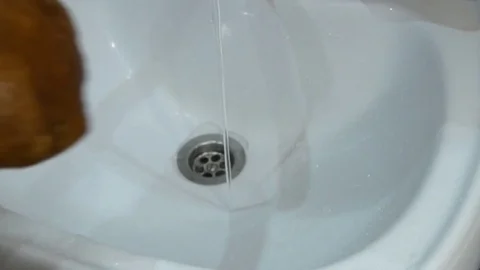 Man cleaning mushrooms Stock Footage 80189618