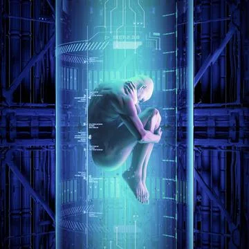 Man clone Illustrazione stock