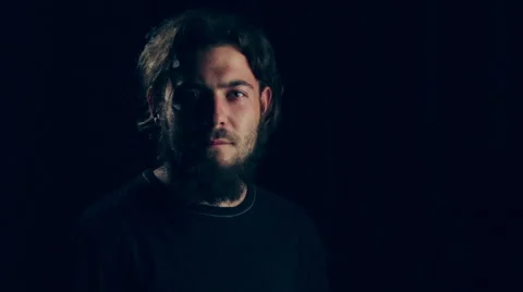 Man close ears Stock Footage 55080231