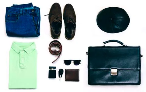Man Clothes Outfit Stock Photos