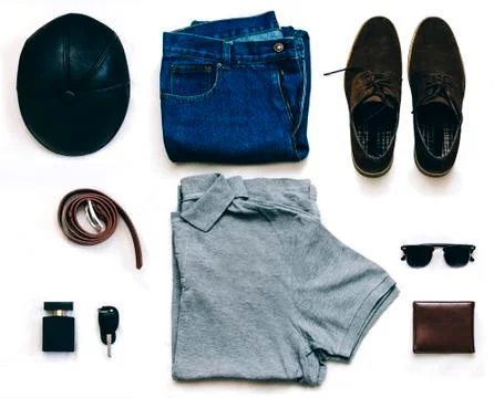 Man Clothes Outfit Stock Photos