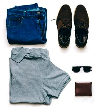 Man Clothes Outfit Stock Photos