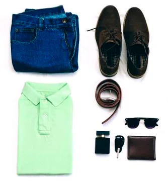 Man Clothes Outfit Stock Photos