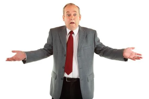 Man clueless or perplexed about something Stock Photos