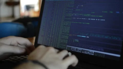 Man coding for web development internet business, web developer Stock Footage 171609006