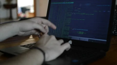 Man coding for web development internet business, web developer Stock Footage 171609174