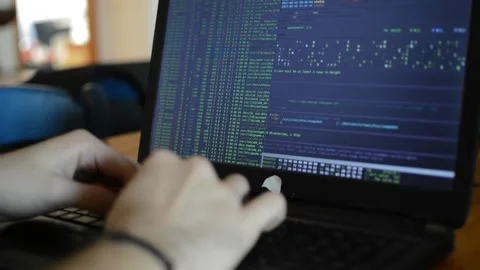 Man coding for web development internet business, web developer Stock Footage 171609244