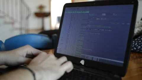 Man coding for web development internet business, web developer Stock Footage 171609285