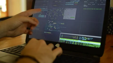 Man coding for web development internet business, web developer Stock Footage 171609747