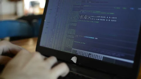 Man coding for web development internet business, web developer Stock Footage 171609956