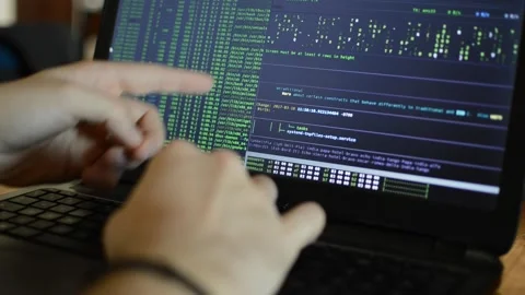 Man coding for web development internet business, web developer Stock Footage 171610363