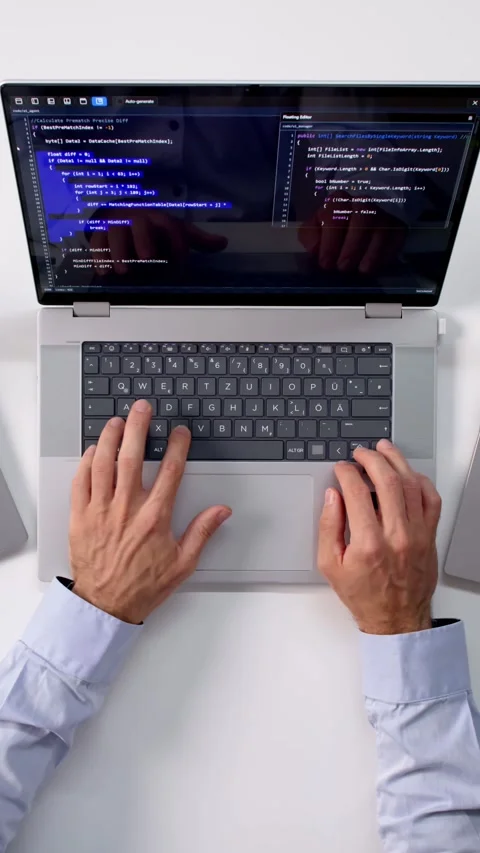 Man Coding Web Software Stock Footage 321960323