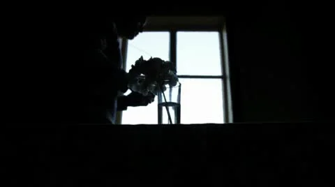 Man with Coffee Staring out rainy window.mp4 스톡 동영상 10768391