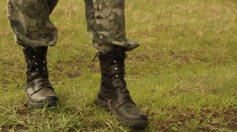 walking combat boots