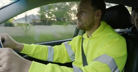 Man commute to work Video stock 81487051
