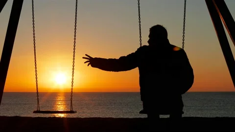 Man complaining alone missing his partner Video stock 103315565