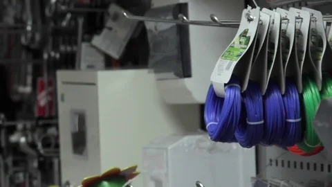 A man in a construction shop Stock Footage 71304781