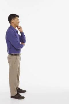 Man contemplating Stock Photos
