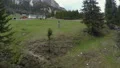Man controlling flying drone, beautiful landscape near Dolomites, travel 4k or 4k+ Resolution