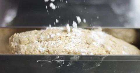 Man cooking home made bread Stock Footage 82991874