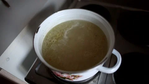 Man cooking soup Video stock 137295838