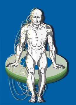 Man cord Stock Illustration