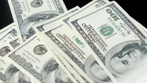 Man counting dollar cash, closeup. the concept of investment, money exchange, Stock-Footage 336259855