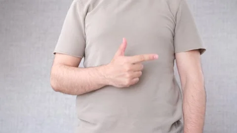 Man counting his finger Stock Footage 277693611