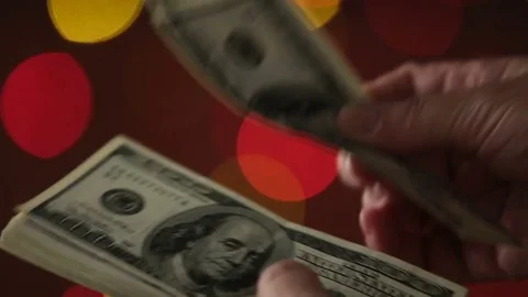 Man counting money Video stock 72860933