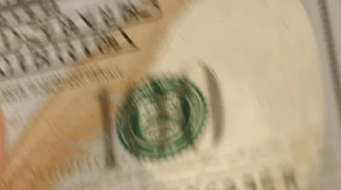 The man counts money dollars closeup. Stock Footage 62846174