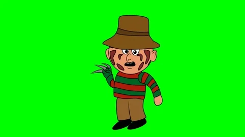 A man in a cowboy hat and hands with  pointed metal fingers like a zombie Stock Footage 286338832