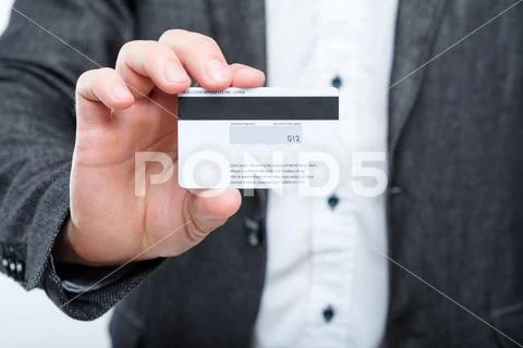 Man credit card fraud data protection security Stock Photos