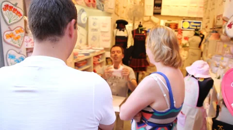 Man crocheting Stock Footage 27276717