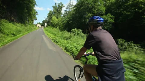 Man cycling Stock Footage 30835646
