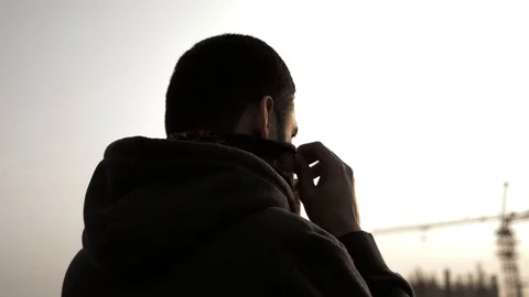 Man Cycling Stock Footage 93299587