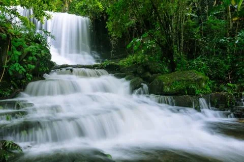 Man Daeng waterfall. Foto stock