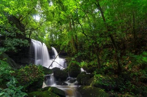 Man Daeng waterfall. Foto stock