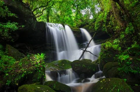 Man Daeng waterfall. Stock Photos