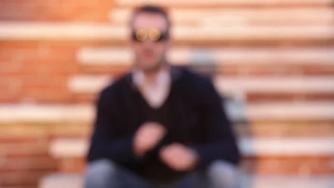 Man dancing amused Stock Footage 132617435