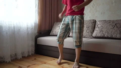 A man is dancing Stock Footage 201553116