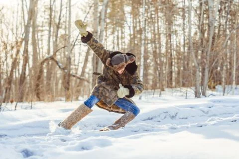 Man dancing funny Stock Photos