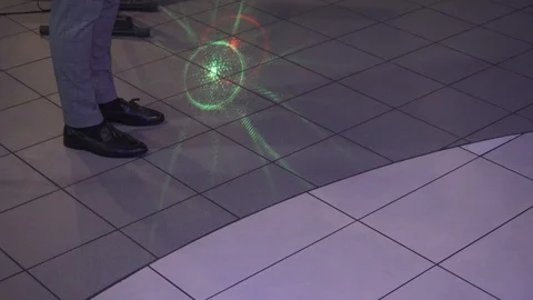 Man dancing with his feet in a disco Stock Footage 102274147