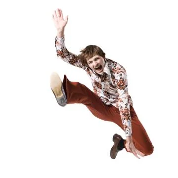 Man dancing Foto stock