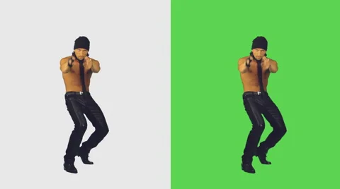 Man dancing rhythmical movement Stock Footage 41269700